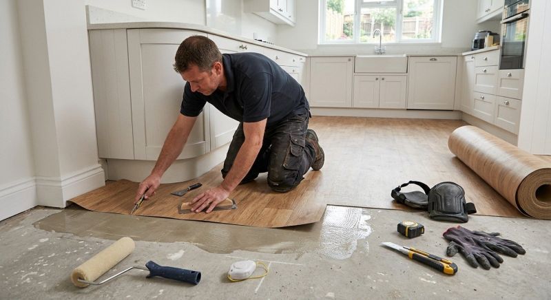 Sheet Vinyl Installation in Granbury, TX