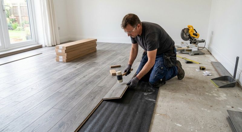 Laminate Floor Remodeling in Manassas, VA