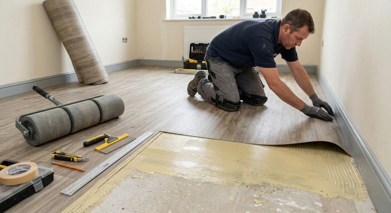 Sheet Linoleum Installation in Chandler, AZ