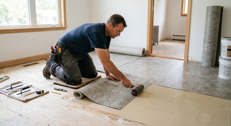 Sheet Vinyl Installation in Granbury, TX