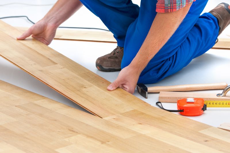 Over time, laminate floors can become scratched, dented, or damaged